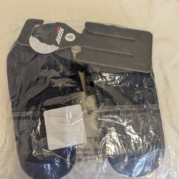 Avia Kids Primary Sandals Slides Rubber with Logo Navy - Picture 5 of 8